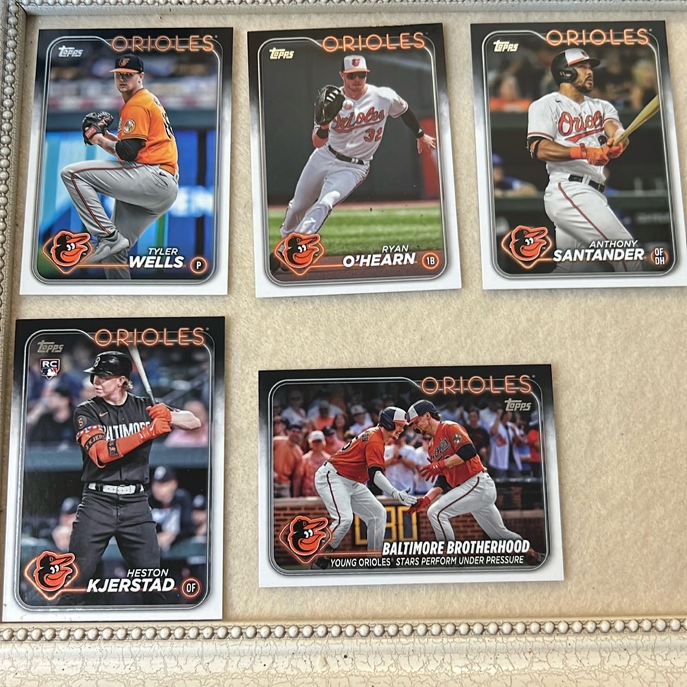 Baltimore Orioles Topps series one and two Baseball cards